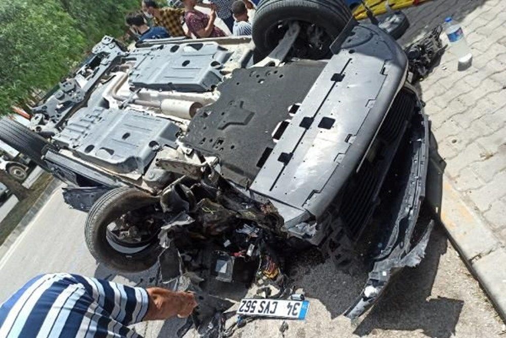 Otomobili takla atan oyuncu İlker Aksum'dan açıklama