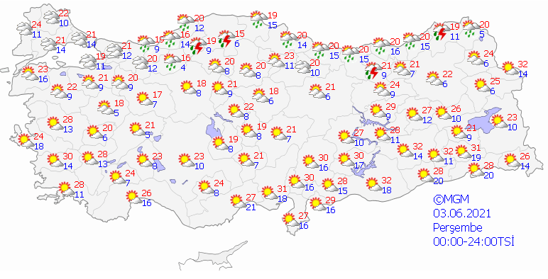 Meteoroloji saat verdi... Dikkat! Birçok ile kuvvetli sağanak uyarısı