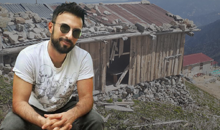 Tarkan'ın yaylası olarak bilinen Rüzgârlı köyü yaylasını ayılar bastı