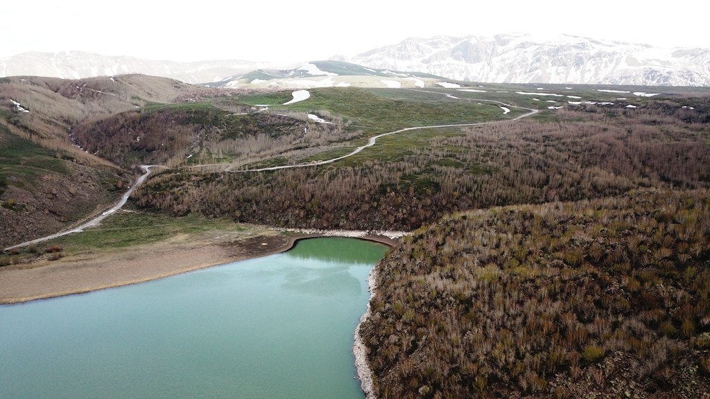 'Yeryüzü cenneti' Nemrut Krater Gölü, en sessiz günlerini yaşıyor