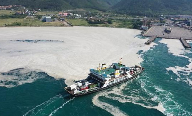 Yalova'da deniz yeniden müsilajla kaplandı