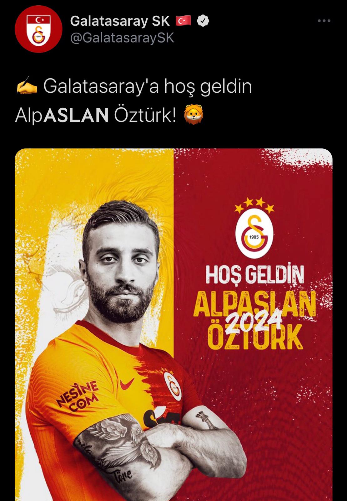 Galatasaray Alpaslan Öztürk'ü ve Aytaç Kara'yı transfer etti