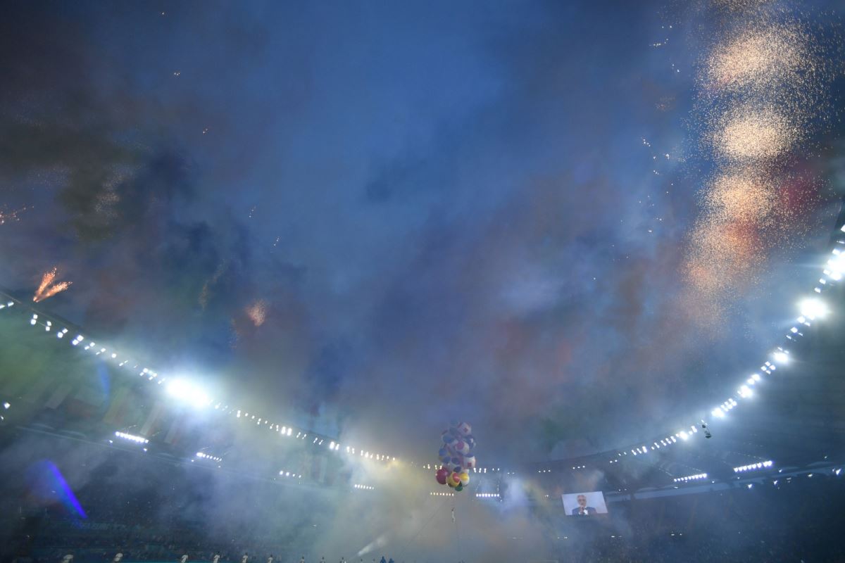 EURO 2020'de açılış seremonisi yapıldı