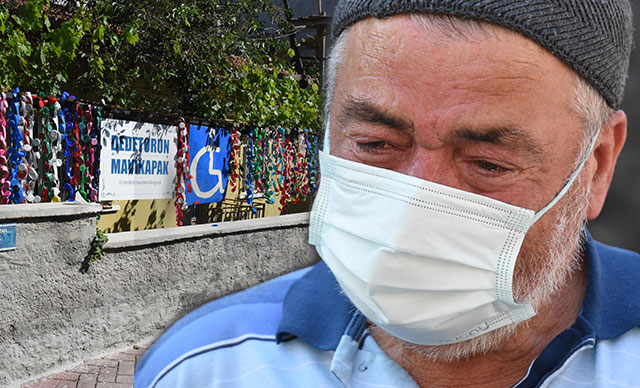 30 çuval mavi kapak çalındı, gözyaşı döktü