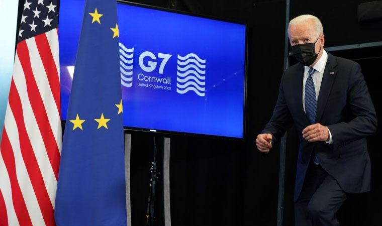 G7 Zirvesi’nin sonunda Biden’dan açıklama: 'Otokratik hükümetlerle yarış halindeyiz'