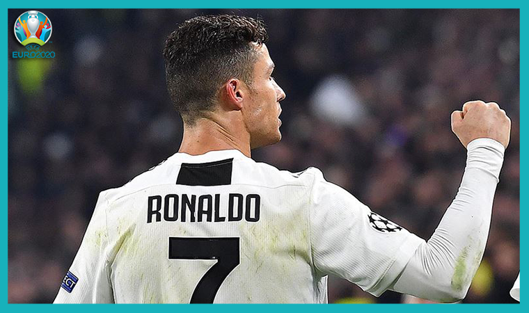 Cristiano Ronaldo, 5 farklı Avrupa Şampiyonası'nda forma giyen ilk oyuncu