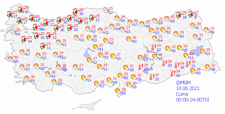 Meteoroloji'den sel ve dolu uyarısı!