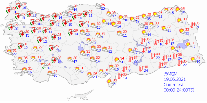 Meteoroloji'den sel ve dolu uyarısı!