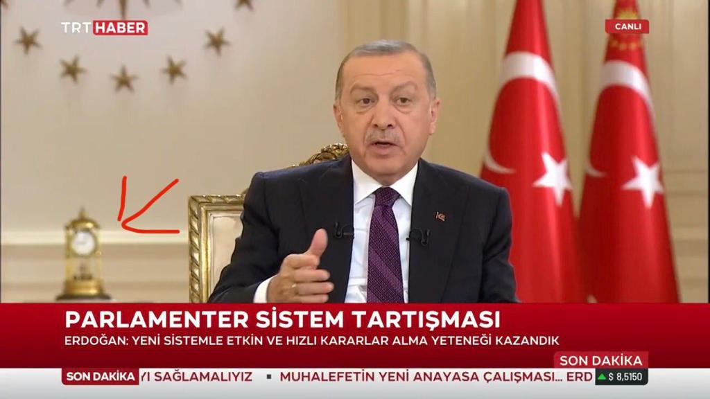 Sosyal medya bu iddiayı konuşuyor: Erdoğan'ın programında saate dikkat