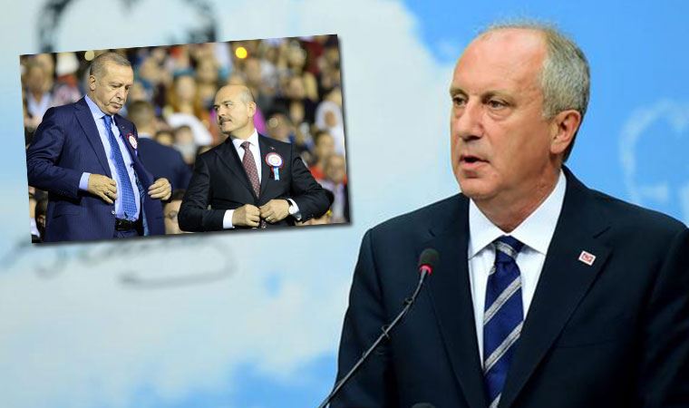 Muharrem İnce: Soylu, Erdoğan'a 