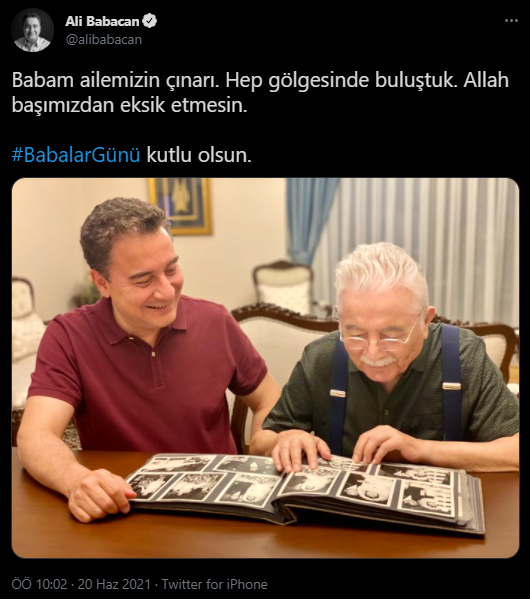 Siyasilerden 'Babalar Günü' paylaşımları