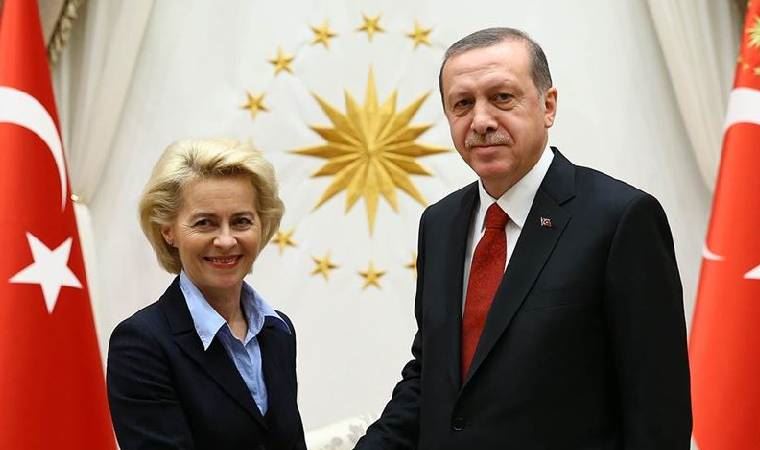 Cumhurbaşkanı Erdoğan, AB Komisyonu Başkanı Ursula von der Leyen ile telefonda görüştü