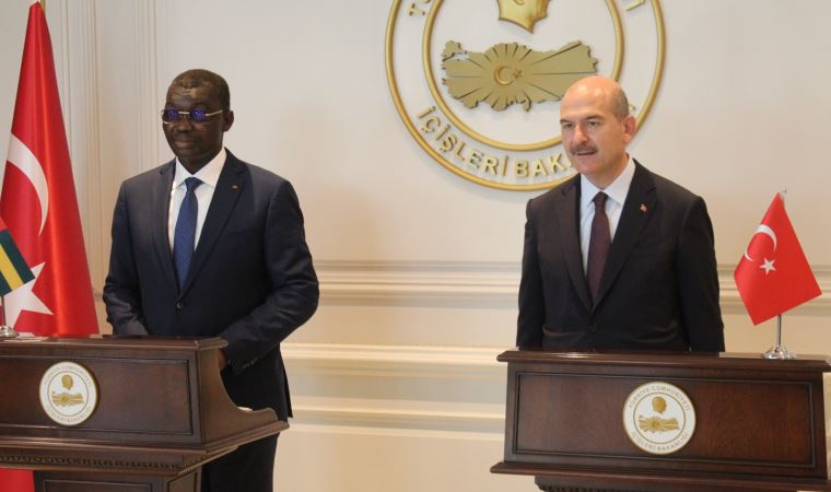 Soylu, Togo Cumhuriyeti Güvenlik ve Sivil Savunma Bakanı ile görüştü