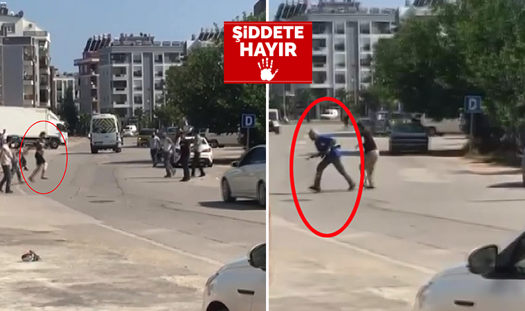 Tüfekli, kürekli ve bijon anahtarlı kavgalar kamerada