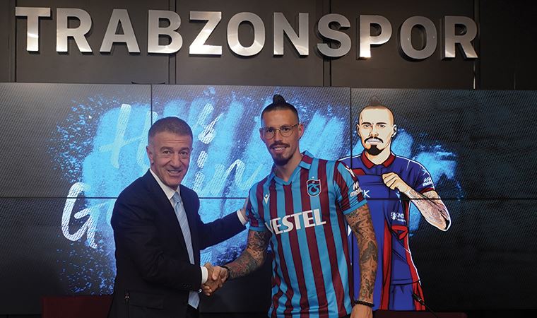 Trabzonspor'da Marek Hamsik için imza töreni düzenlendi