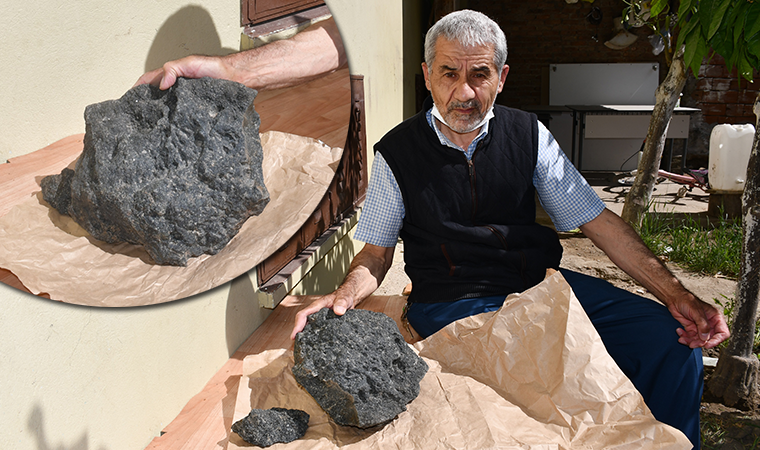 Kekik toplarken göktaşı bulduğunu iddia etti