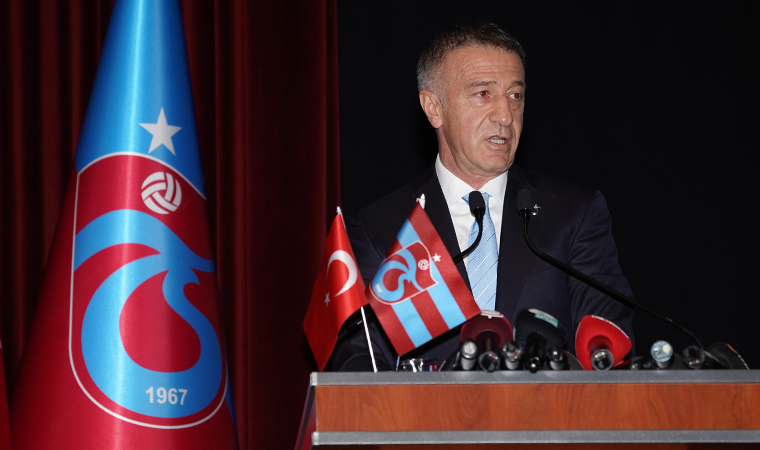 Trabzonspor Başkanı Ahmet Ağaoğlu, Olağan Mali Genel Kurul Toplantısı'nda konuştu