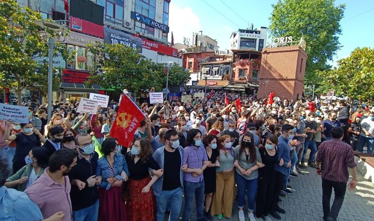 TKP yasağı tanımadı: 'Tarikatsız, mafyasız, patronsuz bir düzen için' bir araya geldi