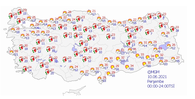 Meteoroloji saat vererek uyardı: Sağanak geliyor!