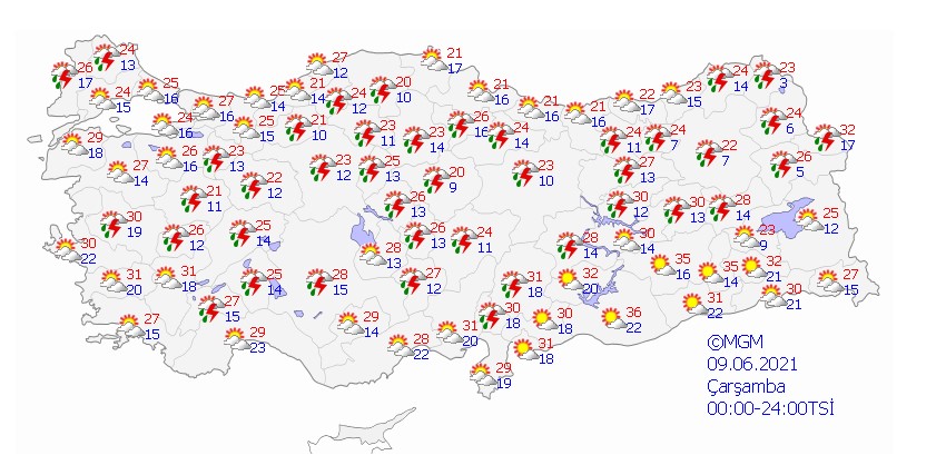 Meteoroloji saat vererek uyardı: Sağanak geliyor!