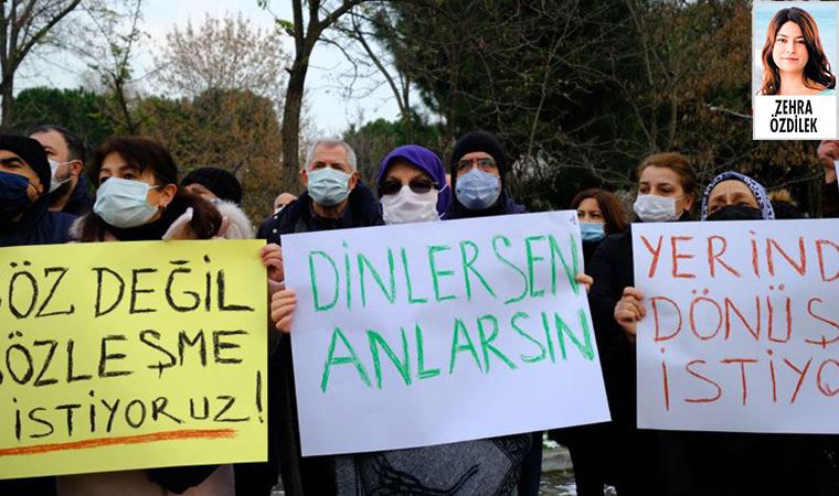 Tozkoparan Mahallesi’nin riskli alan ilan edilmesiyle binaların yıkımına başlandı