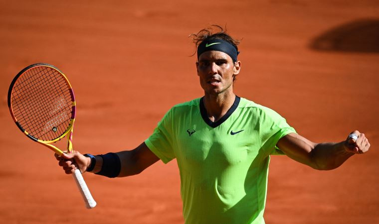 Fransa Açık'ta Nadal yarı finale çıktı