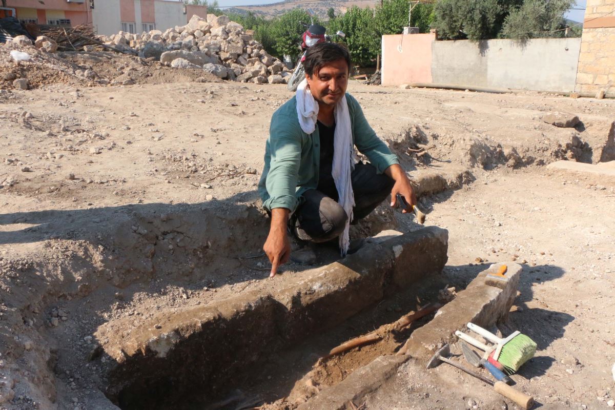 Perre Antik Kenti'nde bin yıllık iskelet bulundu