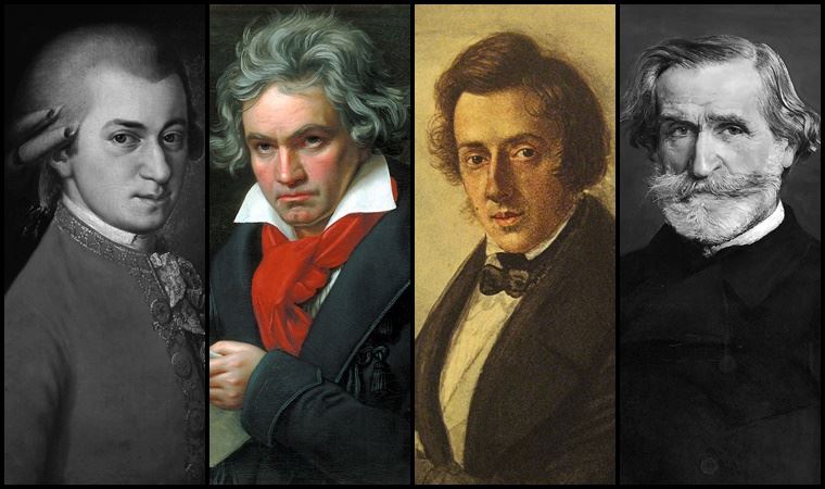 Mozart’tan Beethoven’a, Wagner’den Chopin’e...