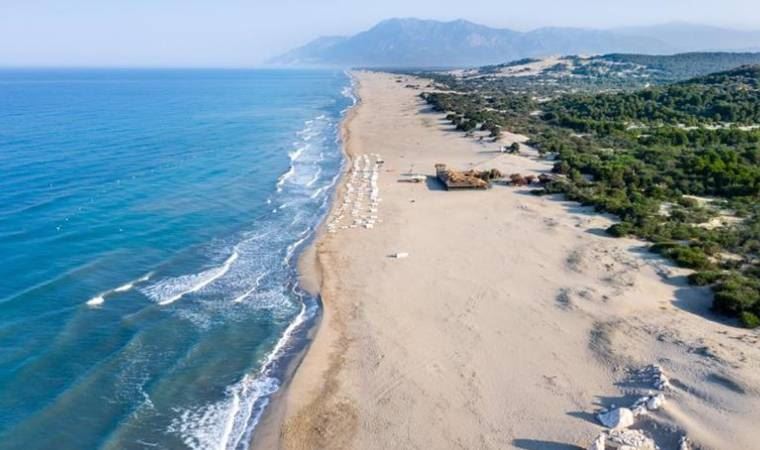 Kaş Kaymakamlığından 'çalıntı kum' açıklaması