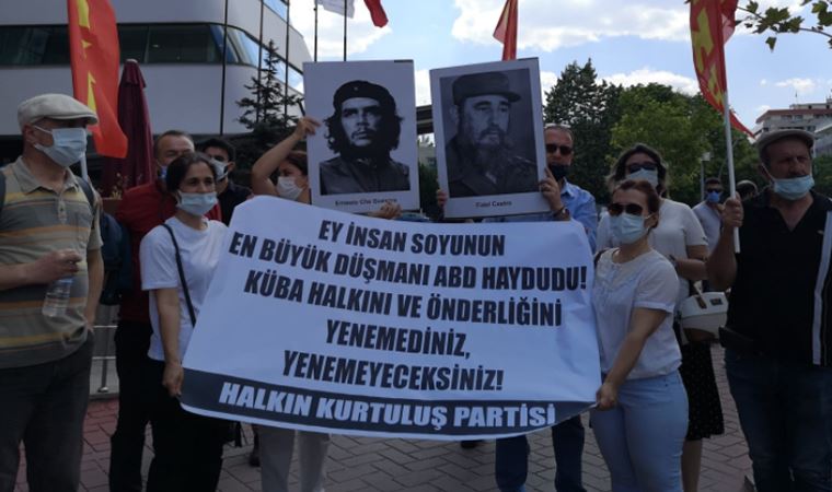 HKP'den ABD Büyükelçiliği önünde protesto