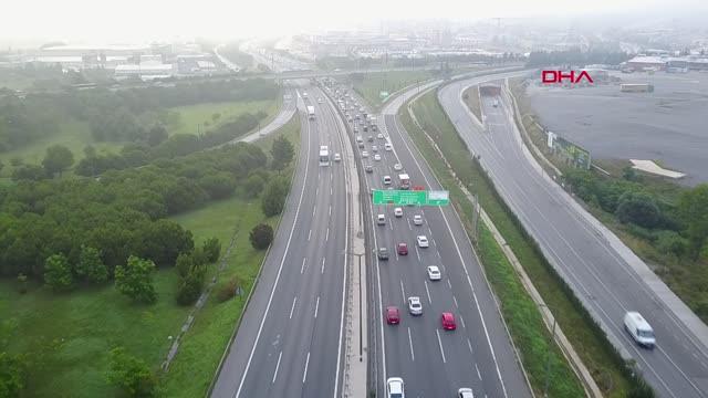 İstanbul trafiğinde "bayram tatili" yoğunluğu