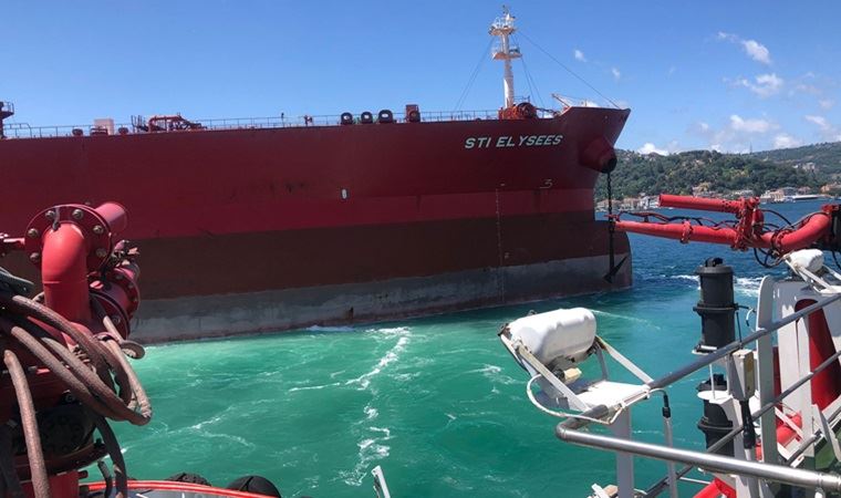 İstanbul Boğazı'nda tanker arızası