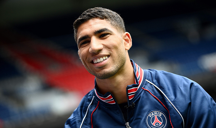 Paris Saint Germain'de Achraf Hakimi, Covid-19'a yakalandı