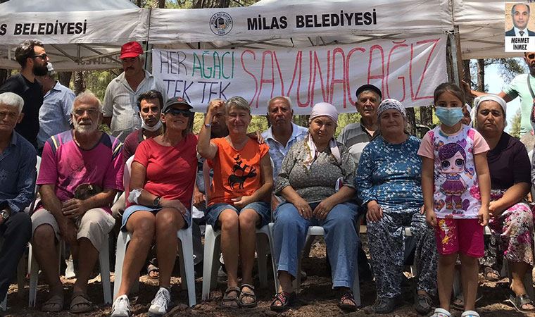 Köylüler, Akbelen Ormanı’nı korumak için bayramda da mücadele ediyor