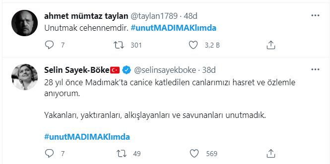 Madımak Katliamı’nın 28. yılı! Siyasetçi ve sanatçılar paylaştı: UnutMADIMAKlımda