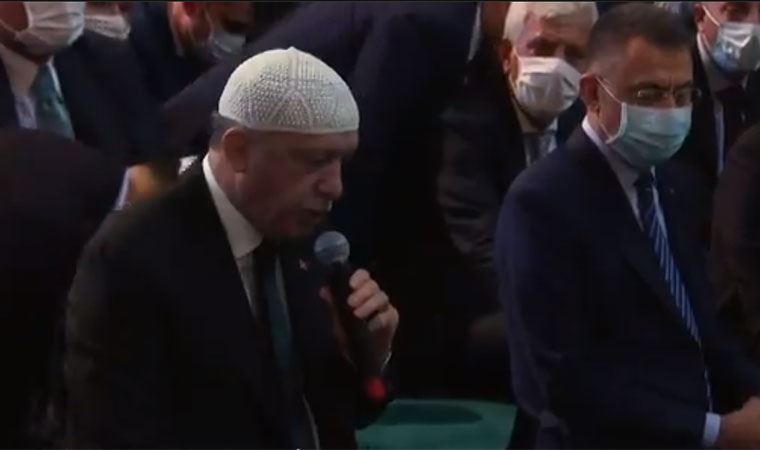 Erdoğan'dan Ayasofya mesajı: Kıyamete kadar eksik olmayacak