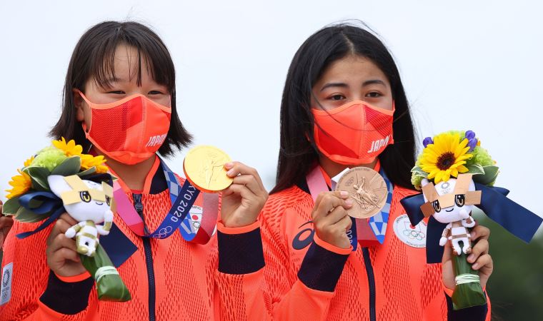 TOKYO 2020 | Kaykayda 13 yaşındaki Momiji Nishiya altın madalya kazandı!