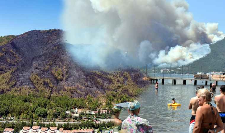 Marmaris'teki yangının nedeni 'rapor edildi'