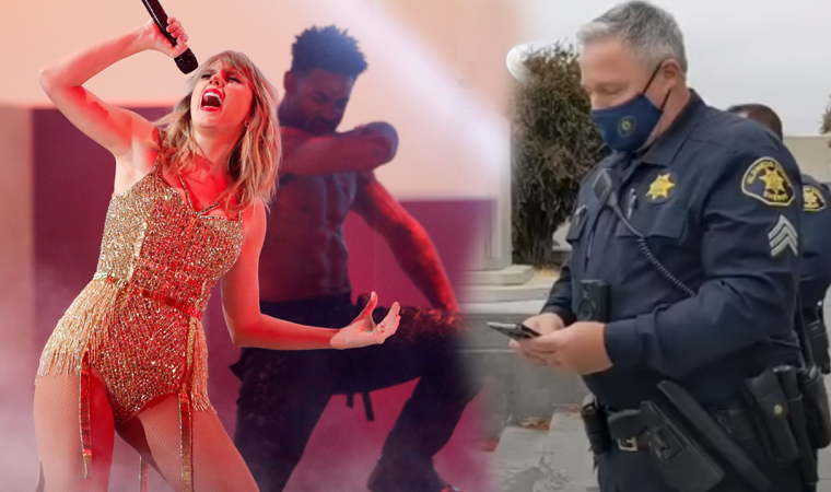 Polis aktivistlerin video çekmesini engellemek için Taylor Swift şarkısı açtı