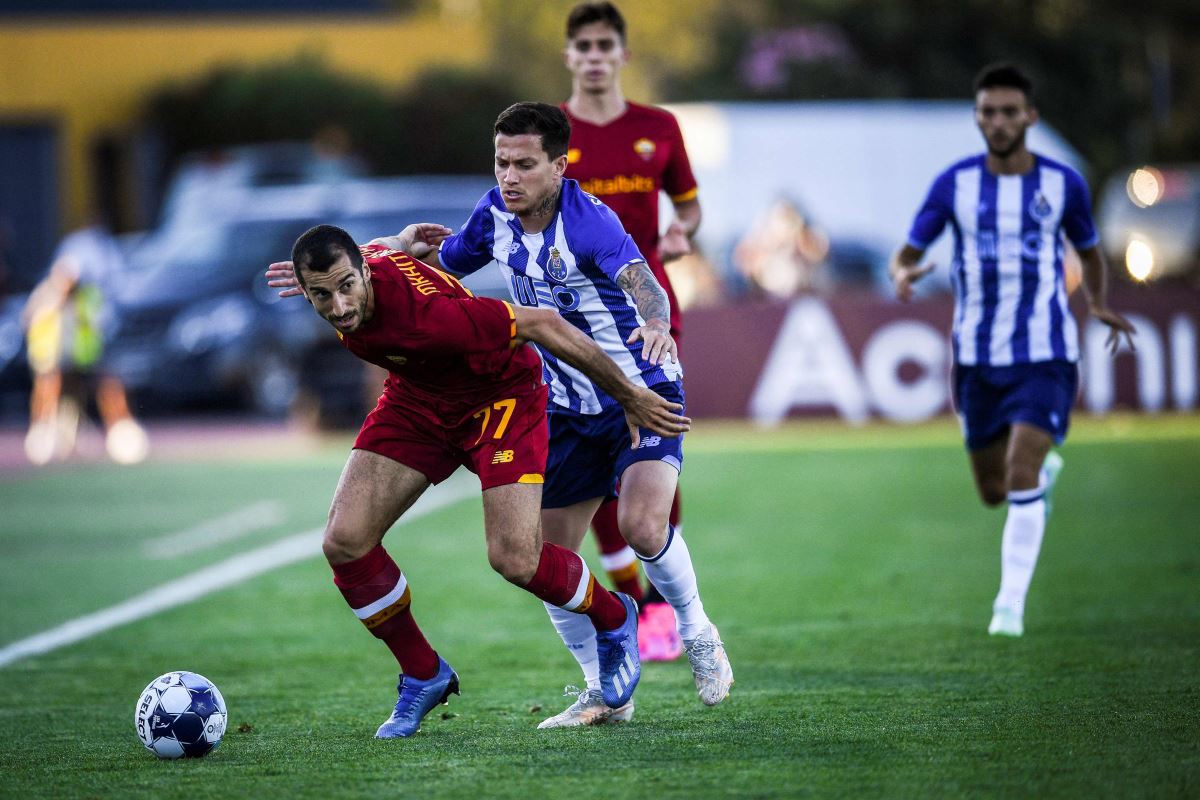 Roma'nın Porto ile oynadığı maçta kavga çıktı