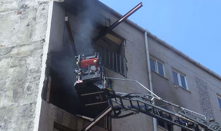 Kağıthane'de atölyede yangın çıktı