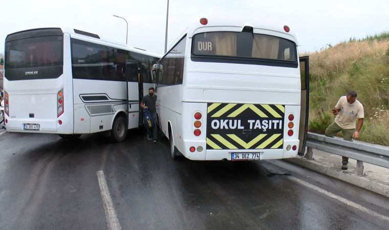 Maltepe'de zincirleme kaza: 2 yaralı