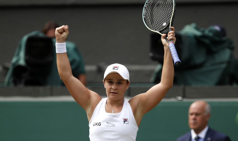 Wimbledon'ın kadınlardaki ilk finalisti Ashleigh Barty