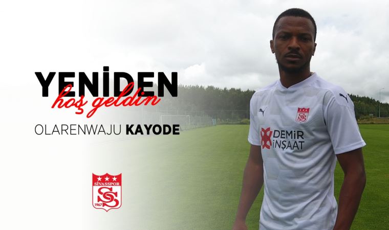 Sivasspor, Kayode ile yeniden anlaştı