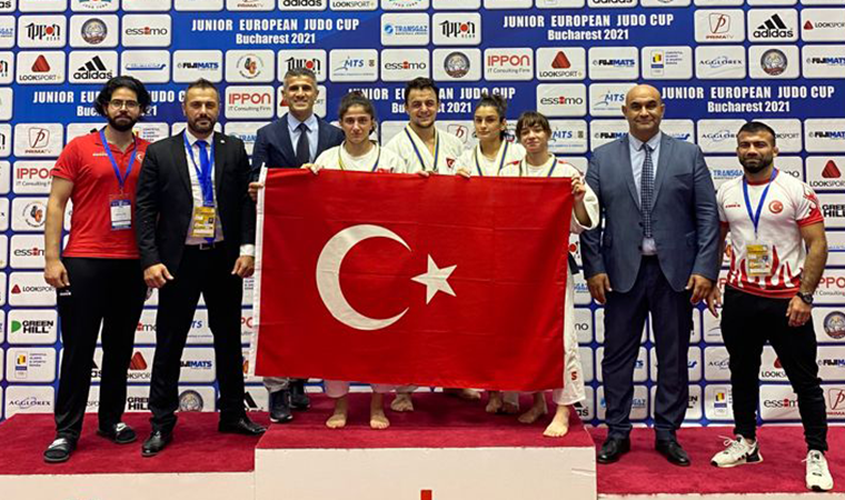 Milli sporcular, Gençler Avrupa Judo Kupası'nda büyük başarıya imza attılar