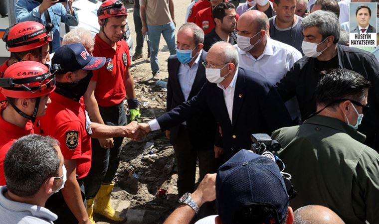 CHP lideri Kemal Kılıçdaroğlu sel bölgesine gitti: Devlet iyi yönetilmiyor