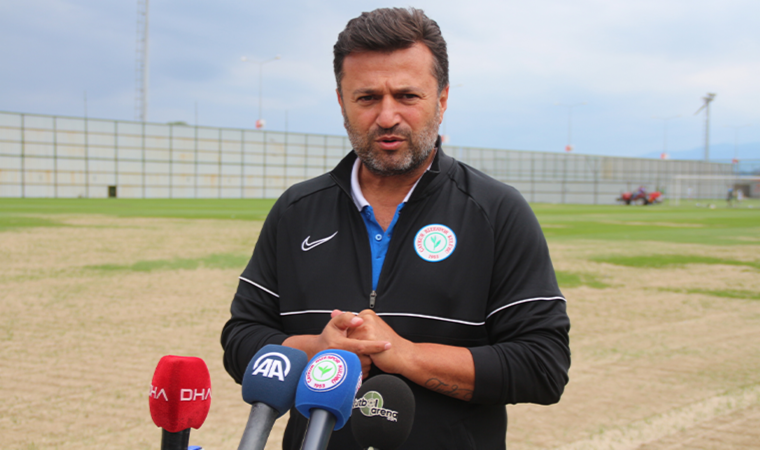 Çaykur Rizespor'da teknik direktör Bülent Uygun, açıklamalarda bulundu