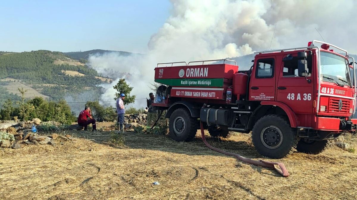 Aydın yanıyor! Yangın Muğla'ya sıçradı