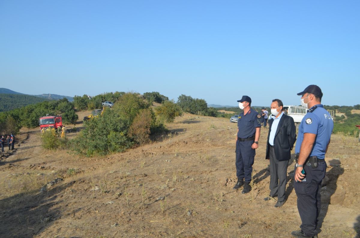 Balıkesir'de orman yangını (02.08.2021)