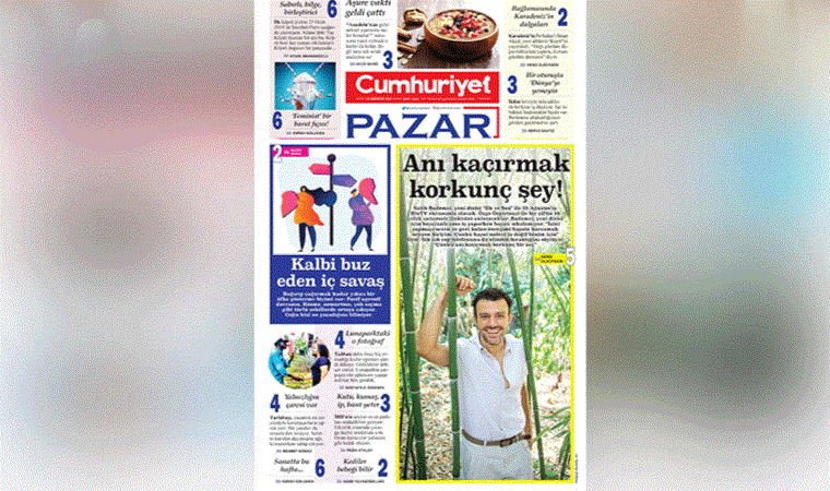 Cumhuriyet Pazar zengin içeriğiyle bugün sizlerle (21.08.2021)